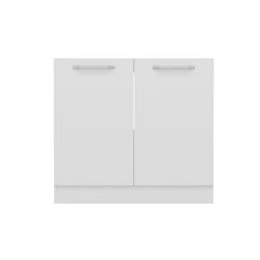Minar Mutfak Alt Modül 2K 90Cm Evye Dolap Beyaz - B1
