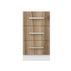 Minar Mutfak Alt Modül 3Ç Nray 45Cm Dolap Beyaz/Dore - D1