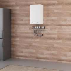 Minar Mutfak Üst Modül 1Dk2R 40Cm Dolap Beyaz - B1