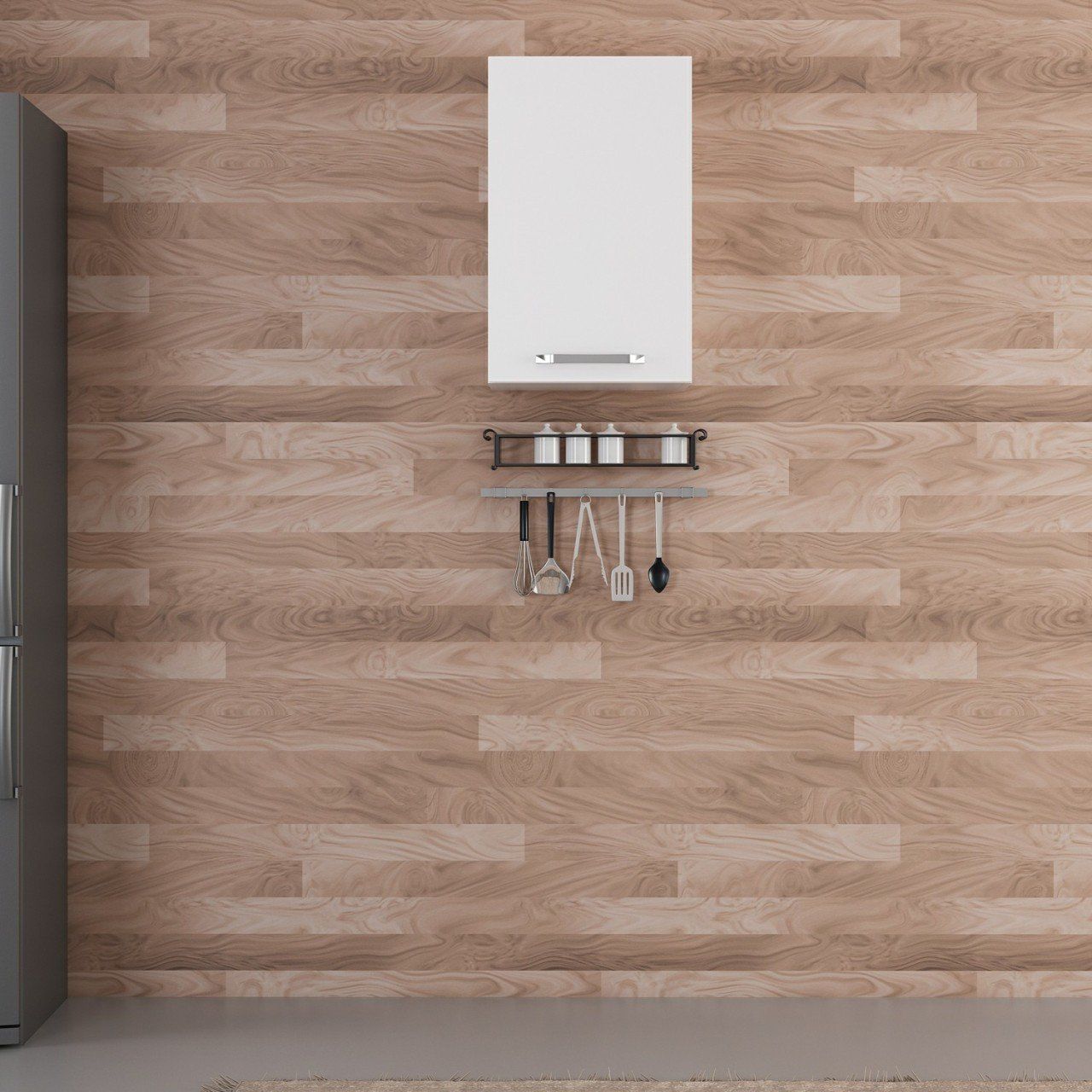 Minar Mutfak Üst Modül 1Dk2R 45Cm Dolap Beyaz - B1