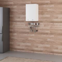 Minar Mutfak Üst Modül 1Dk2R 45Cm Dolap Beyaz - B1