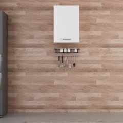 Minar Mutfak Üst Modül 1Dk2R 50Cm Dolap Beyaz - B1