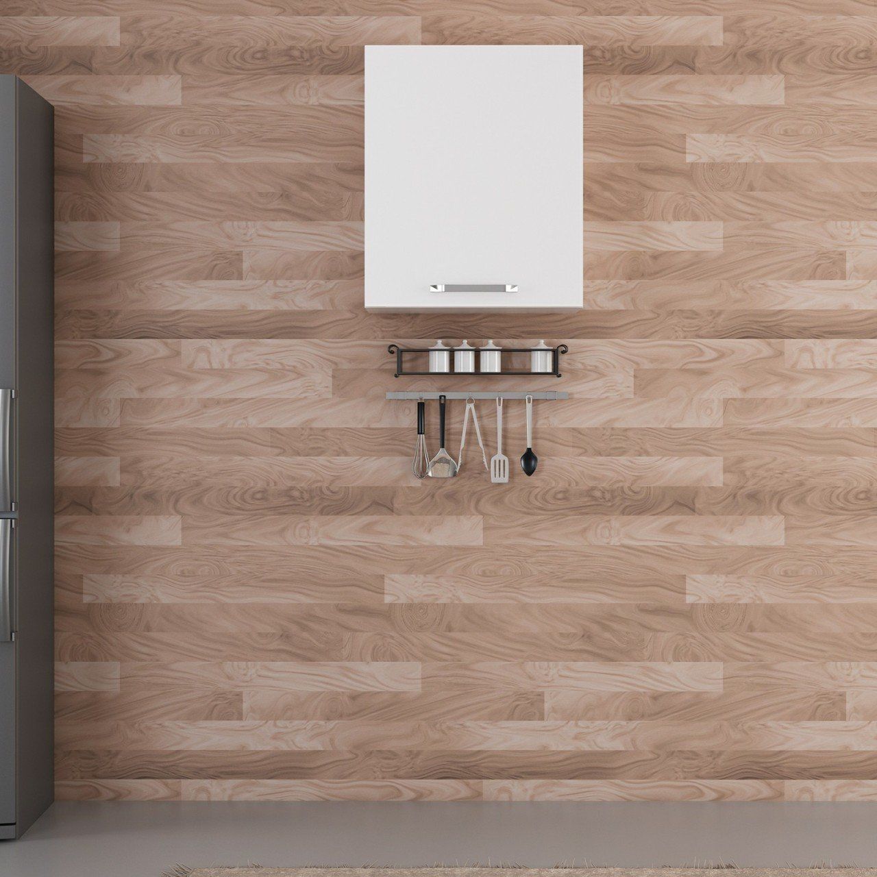 Minar Mutfak Üst Modül 1Dk2R 60Cm Dolap Beyaz - B1