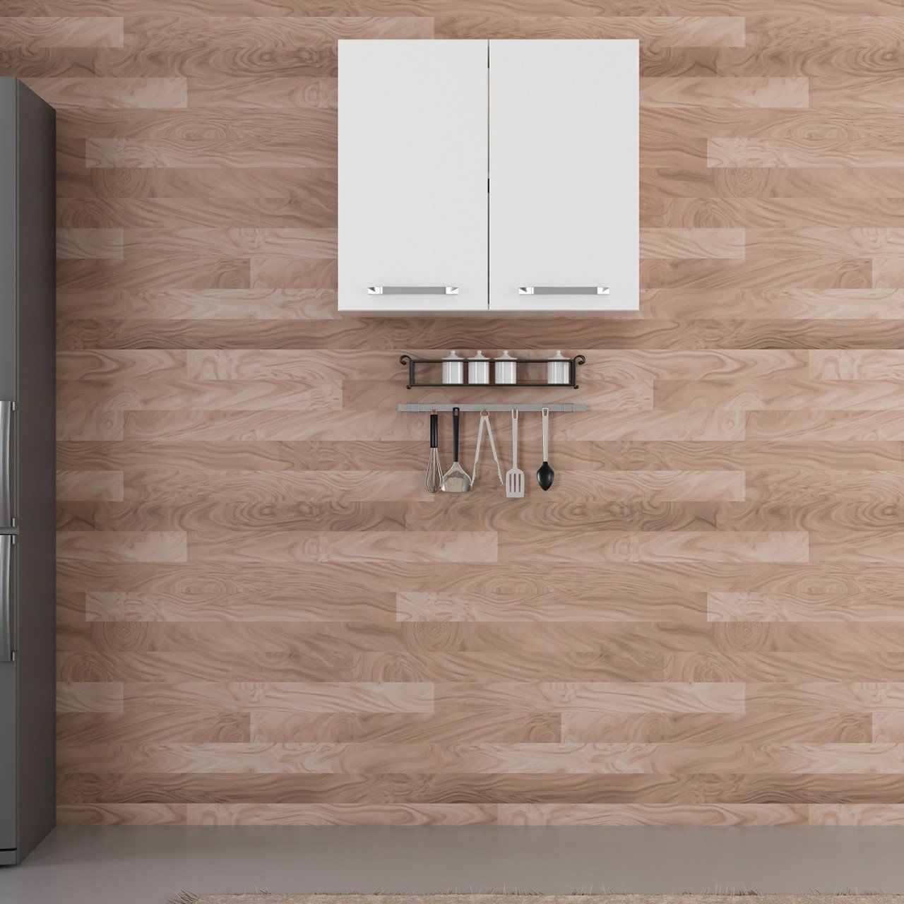 Minar Mutfak Üst Modül 2Dk1R 80Cm Dolap Beyaz - B1