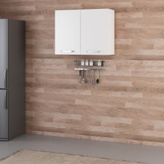 Minar Mutfak Üst Modül 2Dk1R 90Cm Dolap Beyaz - B1