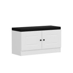 Minar Kale Ayakkabılık Minderli Beyaz Mebran İlkbahar Beyaz