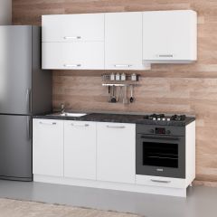 Minar 200 Cm Mutfak Dolabı Beyaz 200-B8