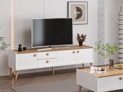 Mitra Tv Ünitesi - Beyaz/Artisan