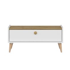 Mitra Orta Sehpa - Beyaz/Artisan