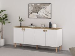 Lotus Bohem Tarz Konsol - Beyaz/Artisan