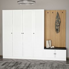 Kale Dekor Panel 4 K 2B Raf Portmanto+Ayk Mind Byz Mbr Panjur Byz