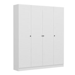 Minar Kale 210 Cm 4 Kapaklı 2B Raf Portmanto Byz Mbr Panjur Byz