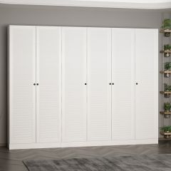 Minar Kale 210 Cm 6 Kapaklı 4B Raf Portmanto Byz Mbr Panjur Byz