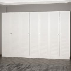 Minar Kale 210 Cm 7 Kapaklı 5B Raf Portmanto Byz Mbr Panjur Byz