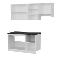 Minar 200 Cm Mutfak Dolabı Beyaz Dore 200-D7