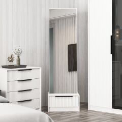 Kale Luxe Boy Aynası - Beyaz