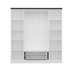 Kale Plus 4 Kapak 2 Çekmece Zincir Dolap - Beyaz