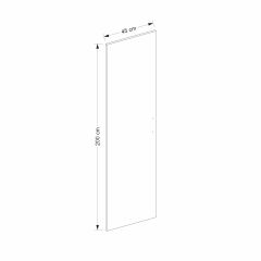 Kale Düz Kapak Beyaz