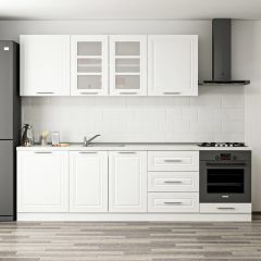 MİNAR 270 CM MEBRAN C MUTFAK DOLABI BEYAZ 270-MCB3