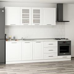 MİNAR 270 CM MEBRAN C MUTFAK DOLABI BEYAZ 270-MCB3