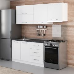 Minar 210 Cm Mutfak Dolabı Beyaz 210-B4