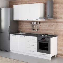 Minar 210 Cm Mutfak Dolabı Beyaz 210-B6