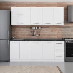 Minar 215 Cm Mutfak Dolabı Beyaz 215-B1