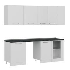 Minar 225Cm Köşe Mutfak Dolabı - Beyaz K225-B2