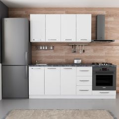 Minar 220 Cm Mutfak Dolabı Beyaz 220-B4