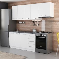 Minar 220 Cm Mutfak Dolabı Beyaz 220-B5