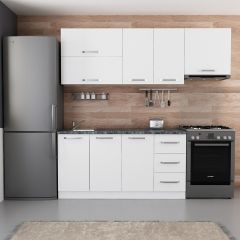 Minar 220 Cm Mutfak Dolabı Beyaz 220-B8