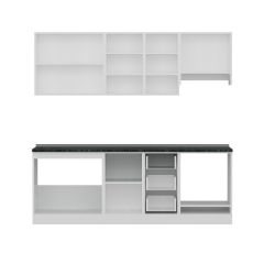 Minar 225 Cm Mutfak Dolabı Beyaz 225-B5