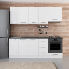 Minar 225 Cm Mutfak Dolabı Beyaz 225-B8