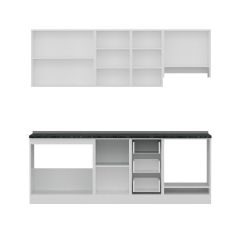 Minar 225 Cm Mutfak Dolabı Beyaz 225-B8