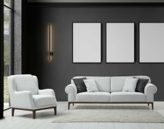 London Sırt Mekanizmalı 3+1 Berjer Koltuk Takımı