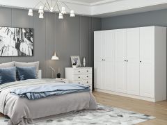 Kale Yatak Odası Set 63 Beyaz Mebran