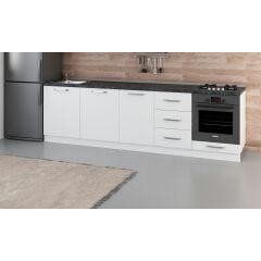 Minar 280 Cm Mutfak Dolabı Beyaz 280-B3-Alt Modül