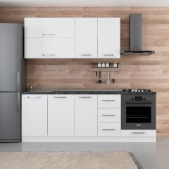 Minar 230 Cm Mutfak Dolabı Beyaz 230-B3