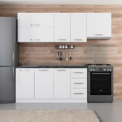 Minar 230 Cm Mutfak Dolabı Beyaz 230-B4