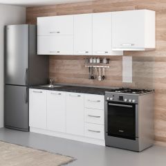 Minar 230 Cm Mutfak Dolabı Beyaz 230-B4