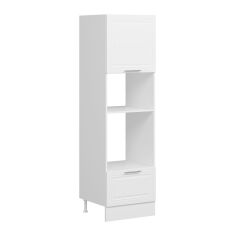 Alvinka Mutfak Modül Mbr_C 60-H210Cm Boy Ankastre Dolabı Beyaz