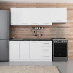 Minar 230 Cm Mutfak Dolabı Beyaz 230-B7