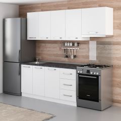 Minar 230 Cm Mutfak Dolabı Beyaz 230-B7