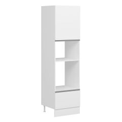 Alvinka Mutfak Modül J Kulp 60-H222Cm Boy Ankastre Dolabı Beyaz