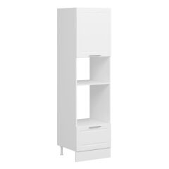 Alvinka Mutfak Modül Mbr_C 60-H222Cm Boy Ankastre Dolabı Beyaz