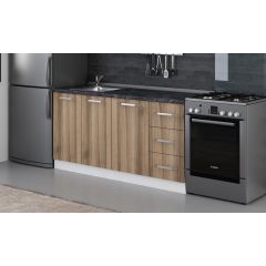 Minar 165 Cm Mutfak Dolabı Beyaz Dore 165-D1-Alt Modül