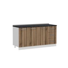 Minar 165 Cm Mutfak Dolabı Beyaz Dore 165-D1-Alt Modül