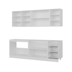 Minar 235 Cm Mutfak Dolabı Beyaz 235-B1