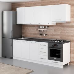 Minar 235 Cm Mutfak Dolabı Beyaz 235-B5