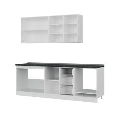 Minar 235 Cm Mutfak Dolabı Beyaz 235-B6